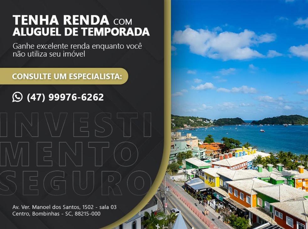 Varandas Do Atlantico - Confortavel Apartamento Em Condo Pe Na Areia Bombinhas Bagian luar foto
